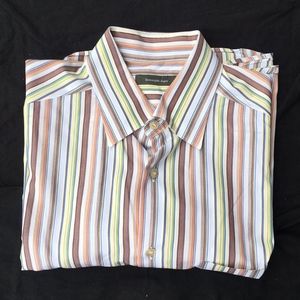 ERMENEGILDO ZEGNA L/S Striped Button Down